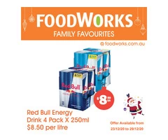 Red Bull Energy Drink - Essential Item, FoodWorks Clovelly
