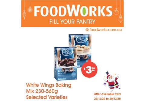 White Wings Baking Mix - Essential Item, FoodWorks Clovelly