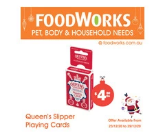 Queens Slipper Playing Cards - Essential Item, FoodWorks Clovelly