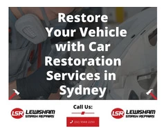 Restore Your Vehicle with Car Restoration Services in Sydney