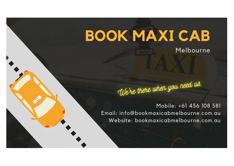Get Best Maxi Cab Services In Melbourne
