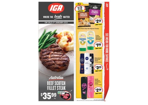 Weekly Catalogue Specials at IGA Ravenswood