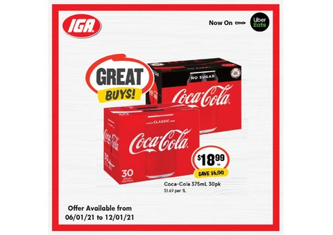 Coca-Cola at IGA Ravenswood