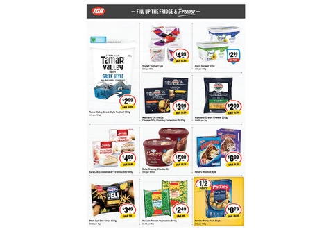 FILL UP THE FRIDGE & Freezer  at IGA Ravenswood