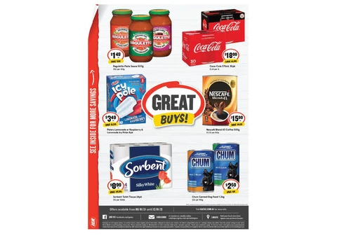 Weekly Catalogue Specials at IGA Ravenswood
