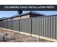 Get eco friendly colorbond fence installation perth