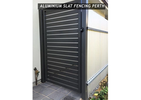 Here's why you should get aluminium slat fencing perth done