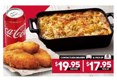 PASTA WINGS MEAL On Sale Pizza Hut Moorebank - Moorebank, NSW