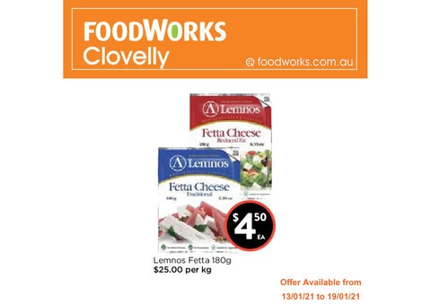 Lemons Fetta at Foodworks Clovelly Store