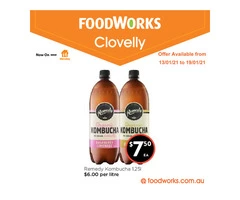 Redmedy Kombucha at Foodworks Clovelly Store