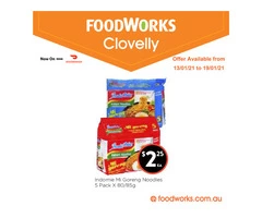 Indomie Mi Goreng Noodles at Foodworks Clovelly Store