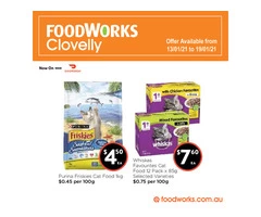 Cat Food at FoodWorks Clovelly Store