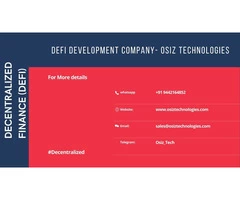 DeFi Development Company - osiz technologies