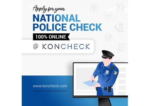 National Police at the lowest price I 100% Online I KONCHECK