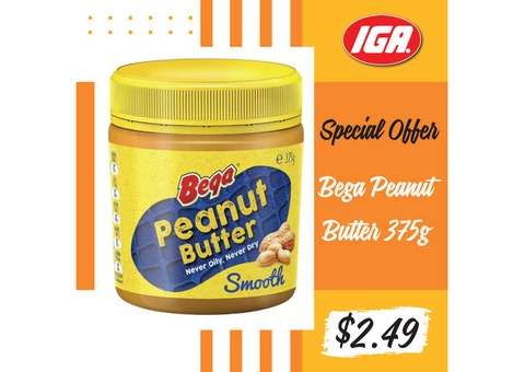 Special Bega Peanut Butter Offer at IGA Ravenswood