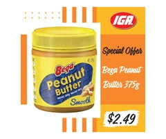 Special Bega Peanut Butter Offer at IGA Ravenswood