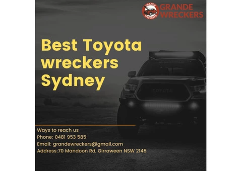 looking for the Best Toyota wrecker Sydney?