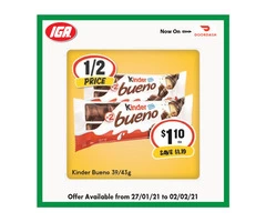 Kinder Bueno at IGA Ravenswood Store