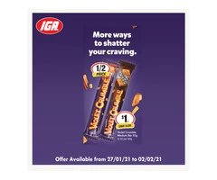 Violet Crumble Medium Bar at IGA Ravenswood Store