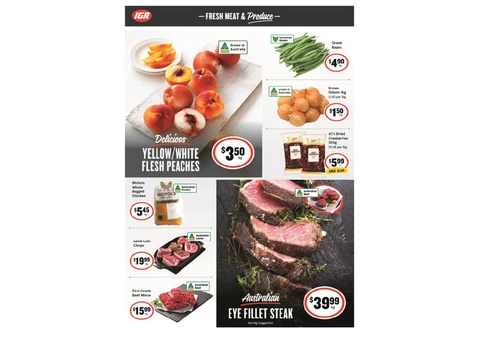 Weekly Catalogue Specials at IGA Ravenswood - 2/6