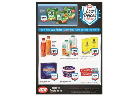 Weekly Catalogue Specials at IGA Ravenswood - 5/6