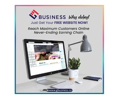 Why delay! Just get your free website now.