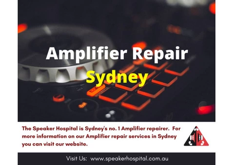 Professional Amplifier Repair Services in Sydney - Speaker Hospital