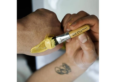 Turmeric Face Mask Before After - 3/4