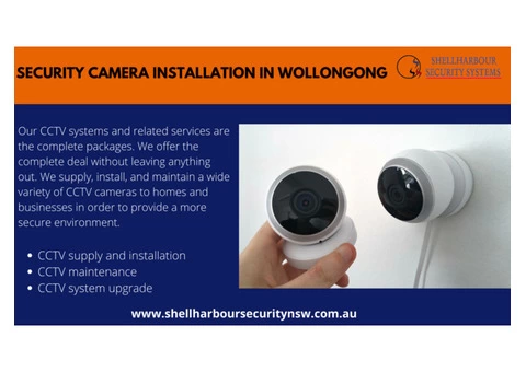 Security camera installation in Wollongong