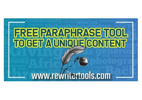 Make Unique Content with The Best Paraphrase Generator Online