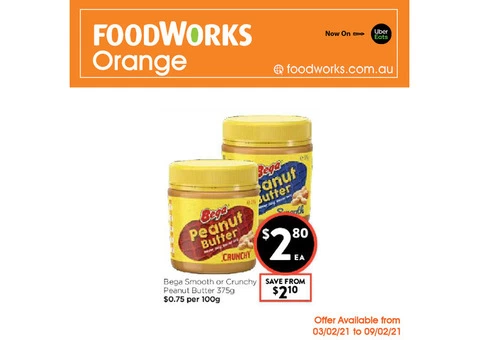 Bega Smooth or Crunchy Peanut Butter