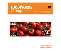 Truss Tomatoes at Foodworks Orange