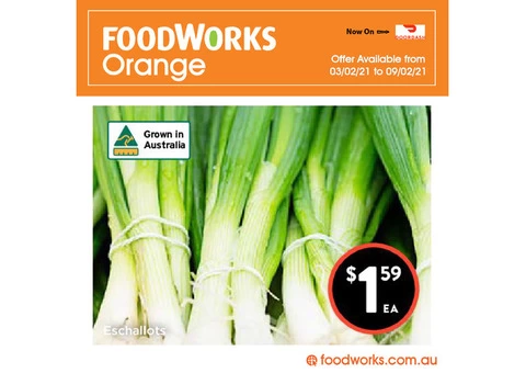 Eschallots at FoodWorks Orange