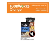 Kettle Chips at FoodWorks Orange