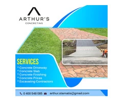 Avail Fantastic Concrete Finishing and Designing! Call Us Now!