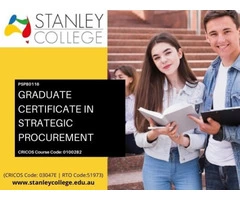 Enrol now for best graduate certificate in strategic procurement courses in Australia.