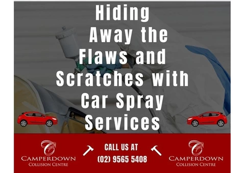 Hiding Away the Flaws and Scratches with Car Spray Services