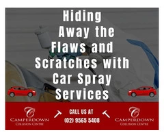 Hiding Away the Flaws and Scratches with Car Spray Services