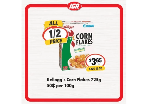 Kellogg's Corn Flakes From IGA Ravenswood