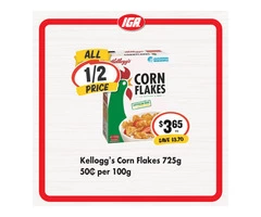 Kellogg's Corn Flakes From IGA Ravenswood