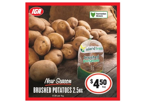 Brushed Potatoes On Sale IGA Ravenswood