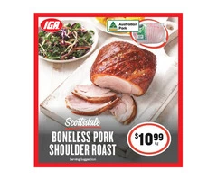 Boneless Pork Shoulder Roast on Sale IGA Ravenswood