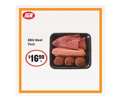 BBQ Meat Pack at IGA Ravenswood