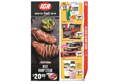 Weekly Catalogue Specials at IGA Ravenswood - 1/4