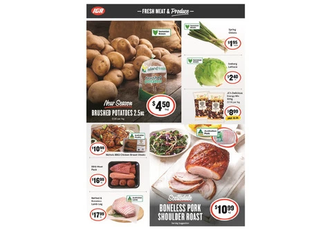Weekly Catalogue Specials at IGA Ravenswood - 2/4