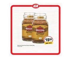 Moccona Freeze Dried Classic Coffee - Grocery Item, IGA Ravenswood