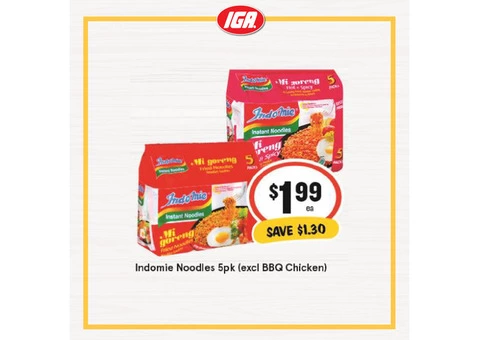 Indomie Noodles at IGA Ravenswood
