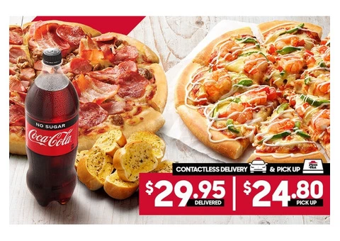 2 Large Pizzas On Sale Pizza Hut Orange - Orange, NSW