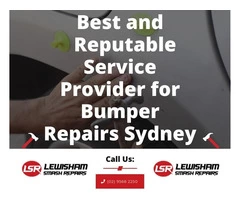 Best and Reputable Service Provider for Bumper Repairs Sydney
