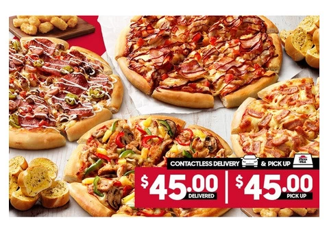 4 Large Pizzas On Sale Pizza Hut Orange - Orange, NSW